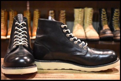 【8.5D 良品 FREAK’S STORE別注 17年】レッドウィング 8823 アイリッシュセッター 黒 ガラスレザー ブラック ブーツ redwing HOPESMORE