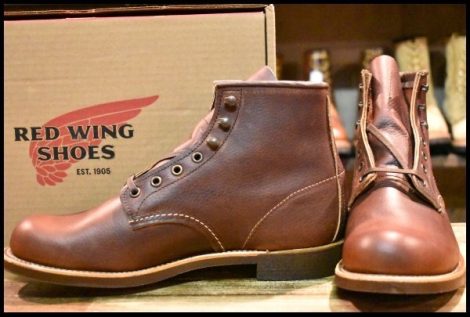 【9D 箱付 未使用 23年】レッドウィング 3340 ブラックスミス ブラウン ブライアー オイルスリックレザー 茶 ブーツ redwing HOPESMORE