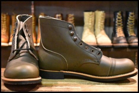 【8D 箱付 未使用 24年】レッドウィング 8078 アイアンレンジャー グリーン アルパイン ポーテージ 緑 ブーツ redwing HOPESMORE