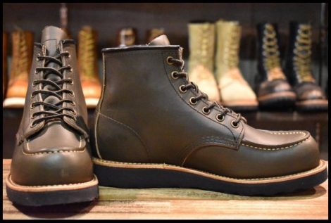 【7D 美品 23年】レッドウィング 8828 アルパインポーテージ 深緑 アイリッシュセッター モックトゥ ブーツ redwing HOPESMORE