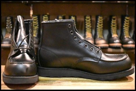 【10.5D 箱付 未使用 SHIPS別注 20年】レッドウイング 8137 アイリッシュセッター 黒 ブラッククローム ブーツ redwing SHIPS HOPESMORE