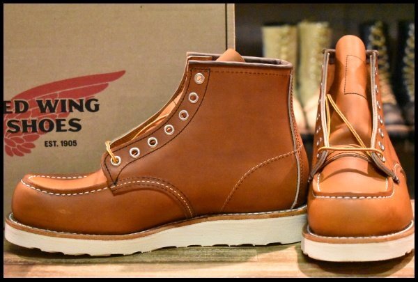 【7E 箱付 未使用 24年】レッドウィング 875 アイリッシュセッター 茶 オロレガシー モックトゥ レースアップ ブーツ redwing HOPESMORE