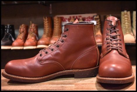 【11D 美品 15年】レッドウィング 2961 ブラックスミス 茶 ブラウン レースアップ 編み上げ プレーントゥ ブーツ redwing HOPESMORE