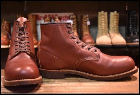 【11D 美品 15年】レッドウィング 2961 ブラックスミス 茶 ブラウン レースアップ 編み上げ プレーントゥ ブーツ redwing HOPESMORE