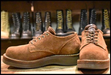 UK7 良品】VIBERG ヴァイバー 見つから DERBY SHOE ダービーシュー 