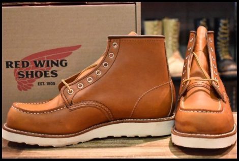 【9E 箱付 未使用 22年】レッドウィング 875 アイリッシュセッター 茶 オロレガシー モックトゥ レースアップ ブーツ redwing HOPESMORE