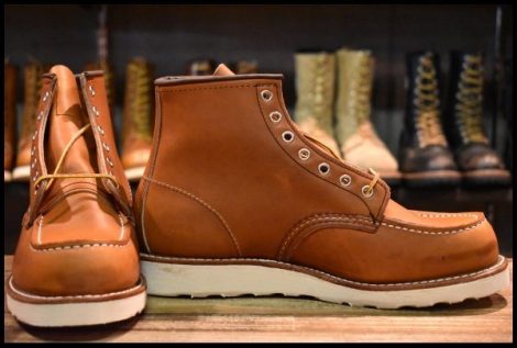 【9E 箱付 未使用 22年】レッドウィング 875 アイリッシュセッター 茶 オロレガシー モックトゥ レースアップ ブーツ redwing HOPESMORE