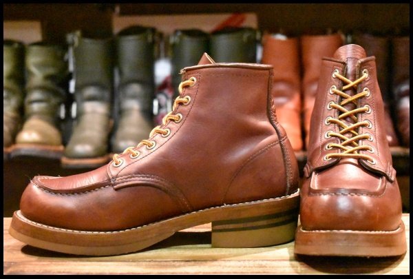 【7.5D 良品 13年 カスタム】レッドウィング 9106 アイリッシュセッター 赤茶 カッパー モックトゥ ブーツ 8875 redwing HOPESMORE