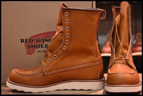 【9D 未使用 21年】レッドウィング 877 ロング アイリッシュセッター オロレガシー モックトゥ 編み上げ ブーツ redwing HOPESMORE