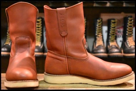 【7.5E 良品 13年】レッドウィング 8866 ペコス 赤茶 オロラセット クッションソール ブーツ redwing pecos HOPESMORE