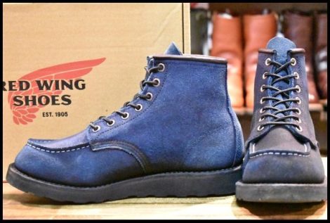 【7D 箱付 美品 OCEANS別注】レッドウィング 8173 スエード アイリッシュセッター ラフアウト モック ブーツ redwing HOPESMORE