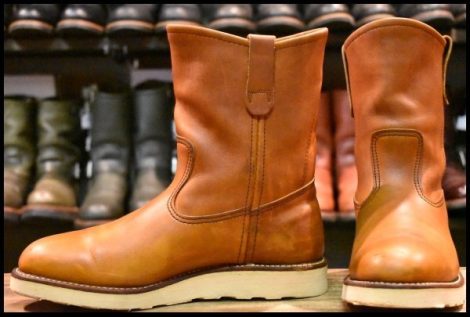 【7.5E 良品 旧羽タグ 97年】レッドウィング 866 ペコス 茶 オロイジナル プルオン ブーツ redwing pecos HOPESMORE