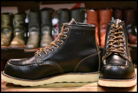 【9E 美品 19年】レッドウィング 9874 アイリッシュセッター モックトゥ ブラック クローンダイク 編み上げ ブーツ redwing HOPESMORE