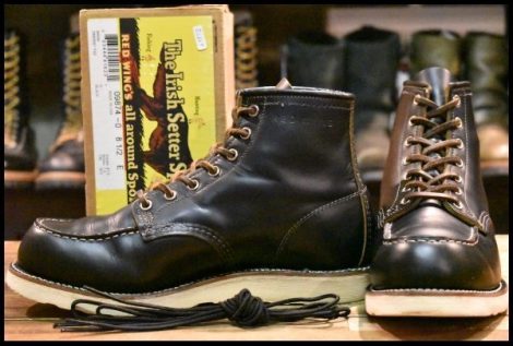 【8.5E 箱付 良品 19年】レッドウィング 9874 アイリッシュセッター ブラック クローンダイク モックトゥ ブーツ redwing HOPESMORE