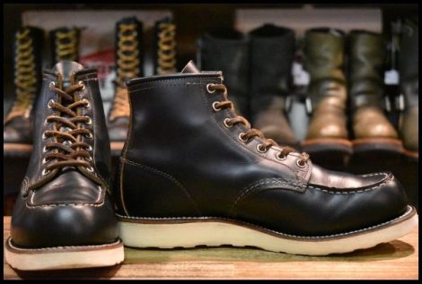 【8.5E 箱付 良品 19年】レッドウィング 9874 アイリッシュセッター ブラック クローンダイク モックトゥ ブーツ redwing HOPESMORE