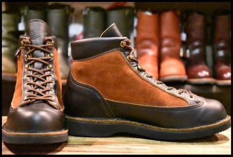 【7.5EE 美品 白タグ】Danner ダナー ダナーライト ラブジョイ 30445 ブラウン ゴアテックス GORE-TEX 編み上げ ブーツ HOPESMORE