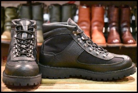 【7.5EE 箱付 美品 白タグ】Danner ダナー フェザーライト ブラック 20917X バイソン ゴアテックス GORE-TEX ブーツ HOPESMORE