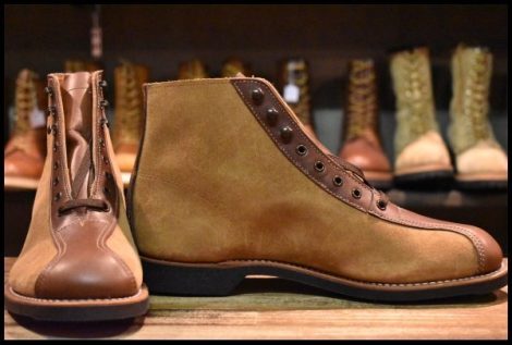 【10D 未使用 19年】レッドウィング 8827 アウティング 茶 ミュールスキナー＆ティークフェザーストーン ブーツ redwing HOPESMORE