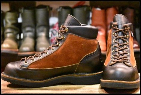 【7.5EE 美品 白タグ】Danner ダナー ダナーライト ラブジョイ 30445 ブラウン ゴアテックス GORE-TEX 編み上げ ブーツ HOPESMORE