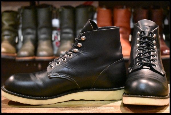 7.5D 良品 11年】レッドウィング 8165 アイリッシュセッター 黒 ブラッククローム プレーントゥ 編み上げ ブーツ redwing  HOPESMORE – HOPESMORE｜ホープスモア オンラインショップ