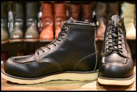 【7.5E 良品 13年 】レッドウィング 9874 アイリッシュセッター 黒 ブラック クローンダイク モックトゥ ブーツ redwing HOPESMORE