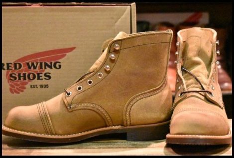 【8D 箱付 未使用 20年】レッドウィング 8083 アイアンレンジャー ミュールスキナー ラフアウト 8113 ブーツ redwing HOPESMORE