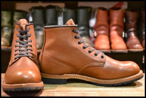 【8D 良品 15年】レッドウィング 9016 ベックマン 茶 シガー フェザーストーン 編み上げ レースアップ ブーツ redwing HOPESMORE