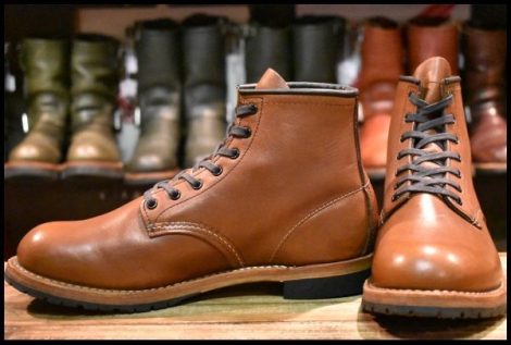 【8D 良品 15年】レッドウィング 9016 ベックマン 茶 シガー フェザーストーン 編み上げ レースアップ ブーツ redwing HOPESMORE