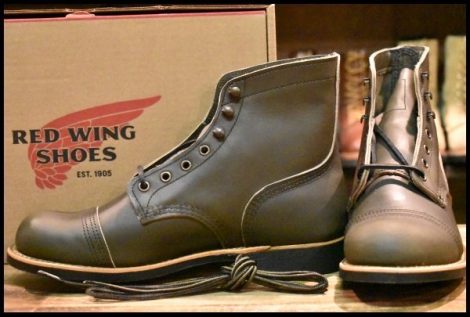 【8.5D 箱付 未使用 24年】レッドウィング 8078 アイアンレンジャー グリーン アルパイン ポーテージ 緑 ブーツ redwing HOPESMORE