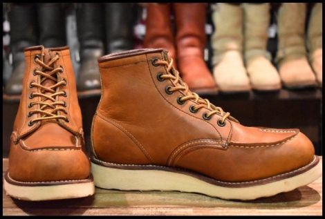 【7E 良品 サイド羽タグ 99年】レッドウィング 875 アイリッシュセッター 茶 オロイジナル モックトゥ ブーツ redwing HOPESMORE