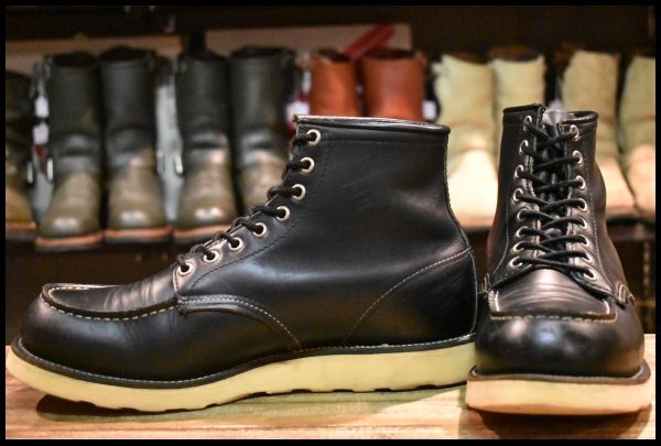 10D 良品 羽タグ 】レッドウィング 8130 アイリッシュセッター 黒 