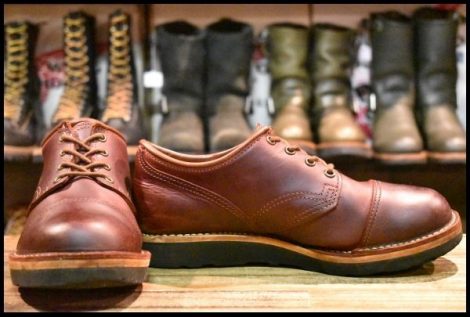 【8B 良品】WESCO ウエスコ JHクラシックス バーガンディクロムエクセル ビブラム4014シングル ブーツ HOPESMORE