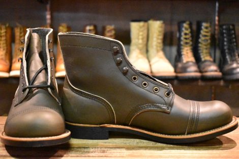 【9.5D 箱付 未使用 24年】レッドウィング 8078 アイアンレンジャー グリーン アルパイン ポーテージ 緑 ブーツ redwing HOPESMORE