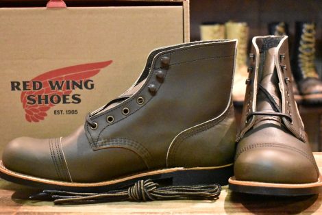 【9.5D 箱付 未使用 24年】レッドウィング 8078 アイアンレンジャー グリーン アルパイン ポーテージ 緑 ブーツ redwing HOPESMORE