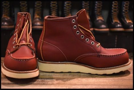 【7E 箱付 DEAD 犬タグ 97年】レッドウィング 8875 アイリッシュセッター 赤茶 オロラセット モックトゥ ブーツ redwing HOPESMORE