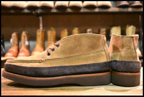 箱あり美品ラッセルモカシン スポーティングクレーチャッカ 8E 8E 良品】RUSSELL MOCCASIN ラッセルモカシン スポーティング