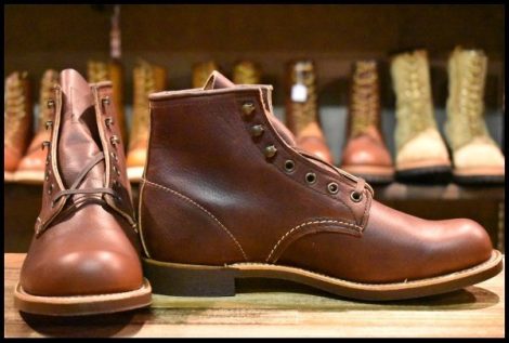 【9D 箱付 未使用 23年】レッドウィング 3340 ブラックスミス ブラウン ブライアー オイルスリックレザー 茶 ブーツ redwing HOPESMORE