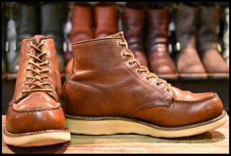 【6D 良品 AMERICAタグ スクエアステッチ】レッドウィング 875 アイリッシュセッター 編み上げ 70’S ビンテージ ブーツ HOPESMORE