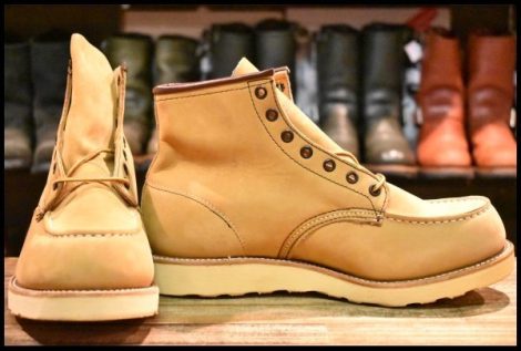 【9EE DEAD サイド羽タグ 00年】レッドウィング 2878 アイリッシュセッター イエロー ヌバック モックトゥ ブーツ redwing HOPESMORE