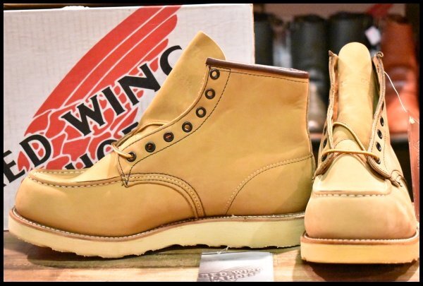 【9EE DEAD サイド羽タグ 00年】レッドウィング 2878 アイリッシュセッター イエロー ヌバック モックトゥ ブーツ redwing HOPESMORE