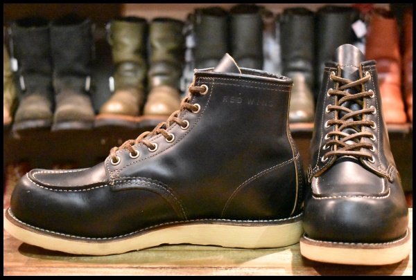 【9.5E 良品 13年 】レッドウィング 9874 アイリッシュセッター 黒 ブラック クローンダイク モックトゥ ブーツ redwing HOPESMORE