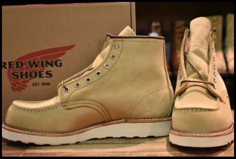 【8.5D 箱付 未使用 23年】レッドウィング 8833 スエード アイリッシュセッター ホーソーン ラフアウト ブーツ redwing HOPESMORE