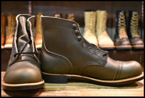 【7.5D 箱付 未使用 24年】レッドウィング 8078 アイアンレンジャー グリーン アルパイン ポーテージ 緑 ブーツ redwing HOPESMORE