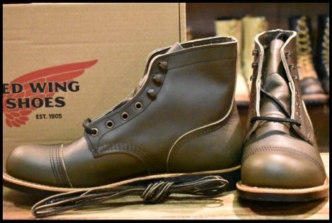 【7.5D 箱付 未使用 24年】レッドウィング 8078 アイアンレンジャー グリーン アルパイン ポーテージ 緑 ブーツ redwing HOPESMORE