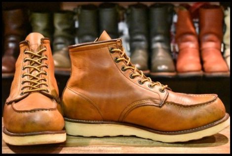 【10E 良品 04年】レッドウィング 875 アイリッシュセッター 赤茶 オロイジナル モックトゥ レースアップ ブーツ redwing HOPESMORE