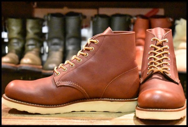 8D 美品 14年】レッドウィング 9105 アイリッシュセッター 赤茶 レッド  