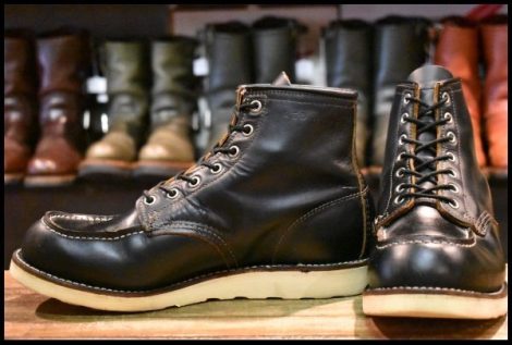 RED WING レッドウィング 9070 PLAIN TOE プレーントゥ ワークブーツ US 9D ブラック メンズ【中古】 |  ブランドリサイクル　エコスタイル