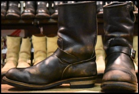 REDWING レッドウイング 9085 エンジニアブーツ 9D はなす ブラック