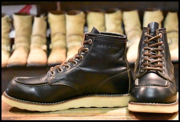 【9E 良品 12年】レッドウィング 9874 アイリッシュセッター ブラック クローンダイク モックトゥ 黒 ブーツ redwing HOPESMORE