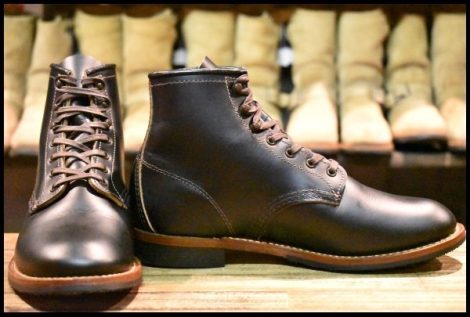 9E 美品 08年】レッドウィング 8192 チェルシー サイドゴア 茶 